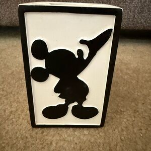 Disney Black and White Mickey Mouse Toothbrush Holder